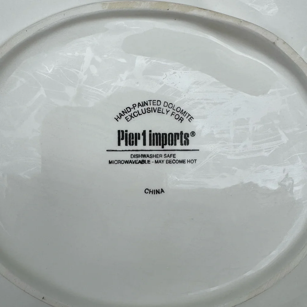 Pier 1 Imports Pumpkin Plate